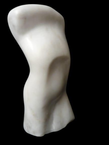 Tronc, sculpture en marbre de Guy Foucat
