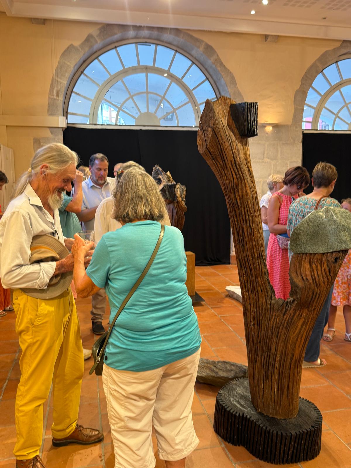 Sculpture de Guy Foucat : Vernissage