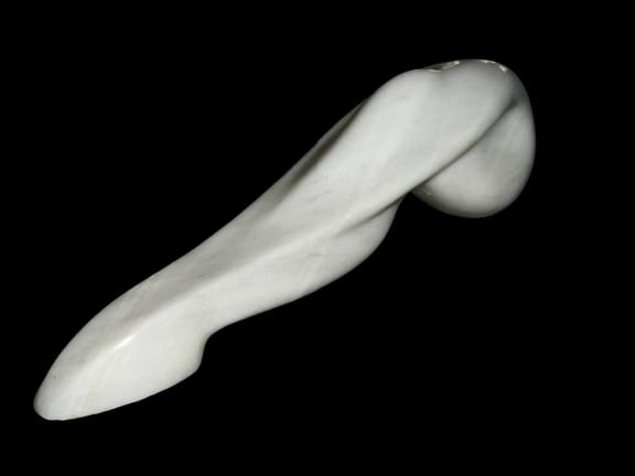Ondine, sculpture en marbre de Guy Foucat